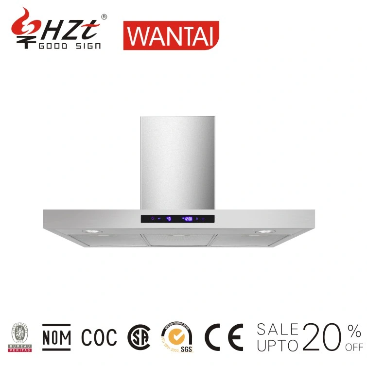 T Shape Range Hood Kitchen Appliance Ss Touch Control 60cm