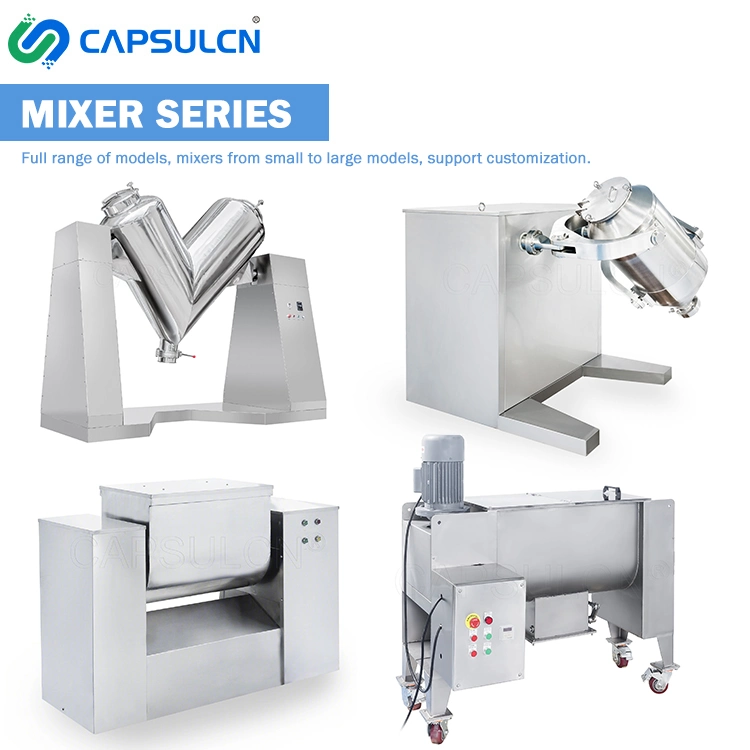 Capsulcn V-Type Chemical Mixer Industrial V20 Shape Pharmaceutical Lab Dry Powder Mixer