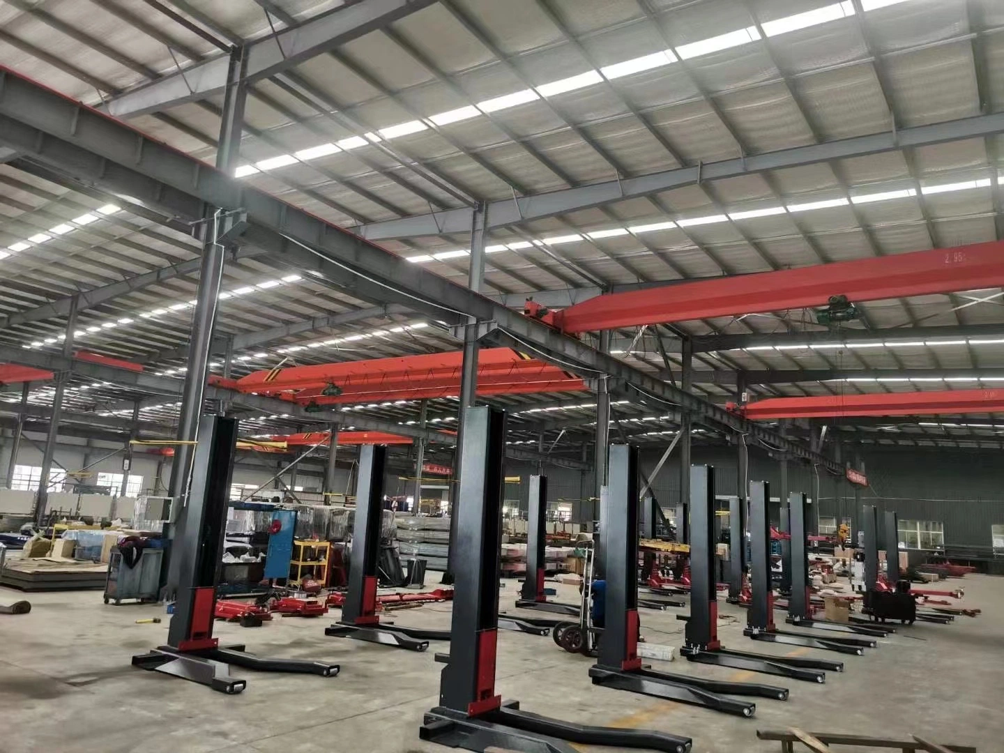 4000kg Car Hydraulic Elevator Two Post Double Column Lift