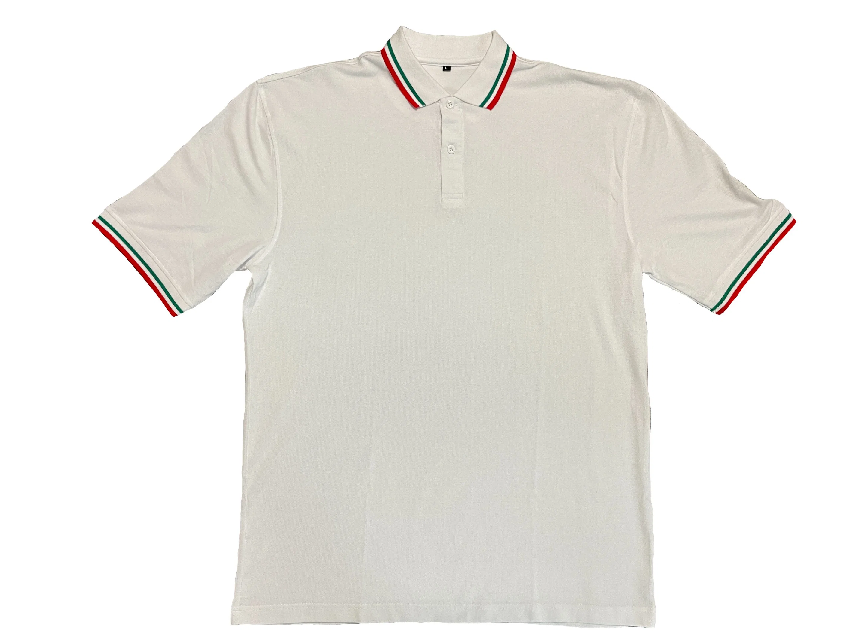 White Polo Shirts with Embroidery Logo