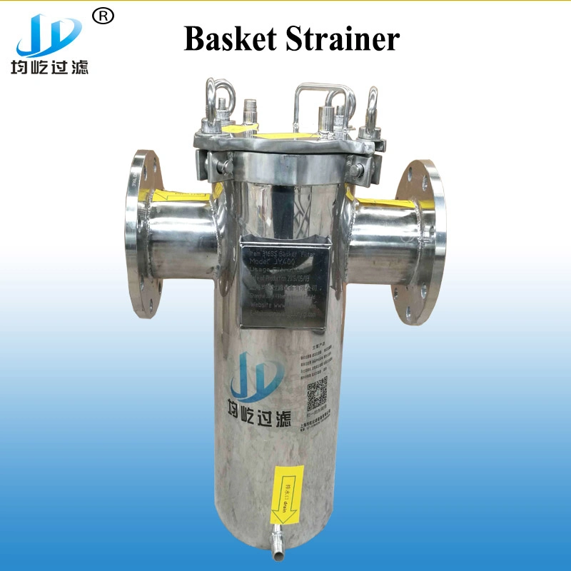 China Supplier Liquid Filter 6" Sea Water Filtration Basket Strainer