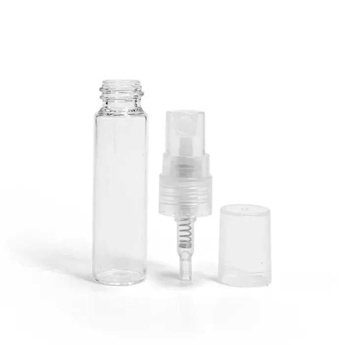 2ml 3ml 5ml 10ml Mini Clear Spray Bottle Glass Perfume Sample Packaging