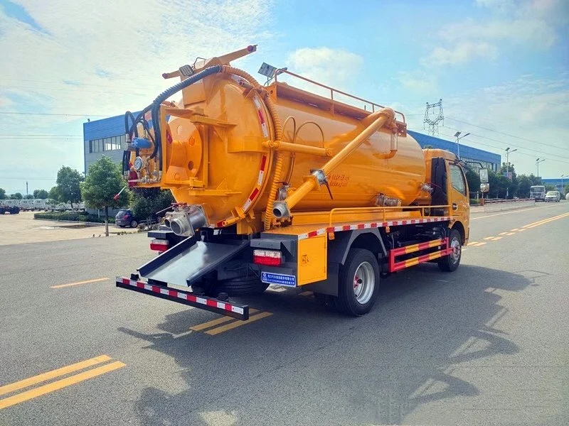 New Vacuum Pump Sewage Water Tank Fecal Suction Truck