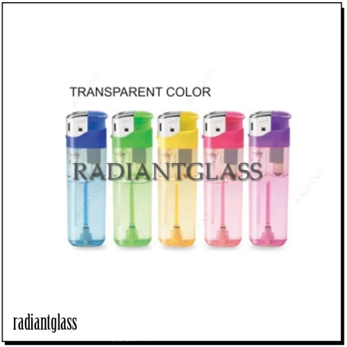Color Transparent Simple Design Custom Electric Lighter Disposable Cheap Cigarette Gas Lighter