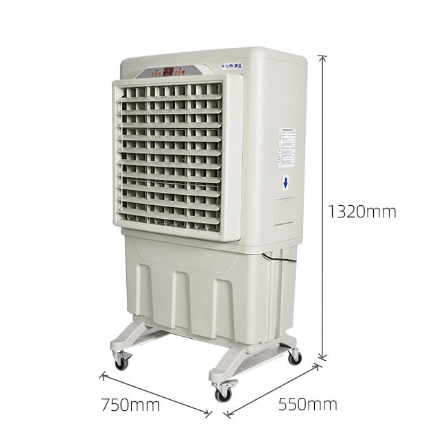 Sistema de aire acondicionado portátil de refrigeración por evaporación de aire de 6.000 m3/h