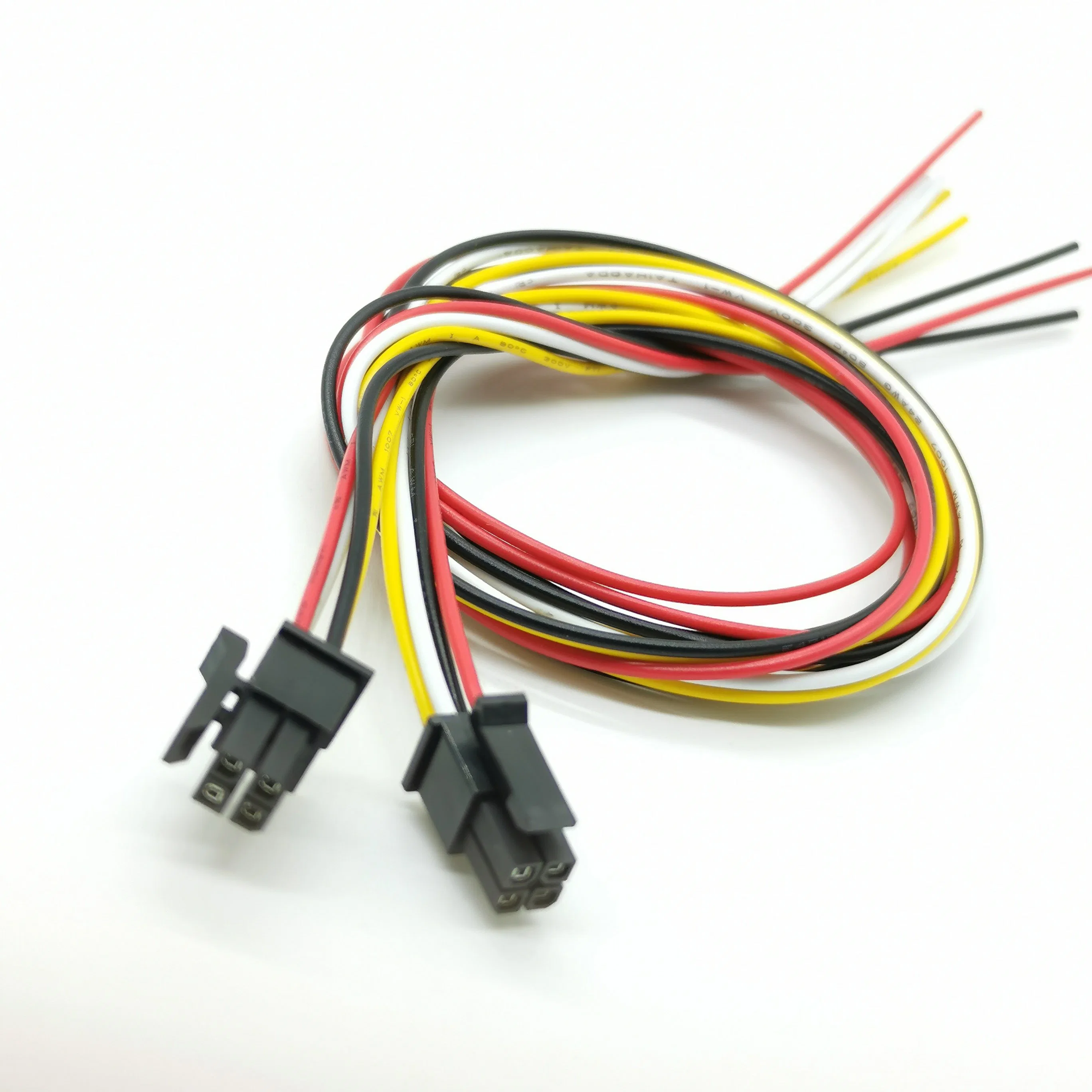 Cabos de cabeçote único de 2 pinos, 4 pinos, Mx3,0 mm, com conector Molex