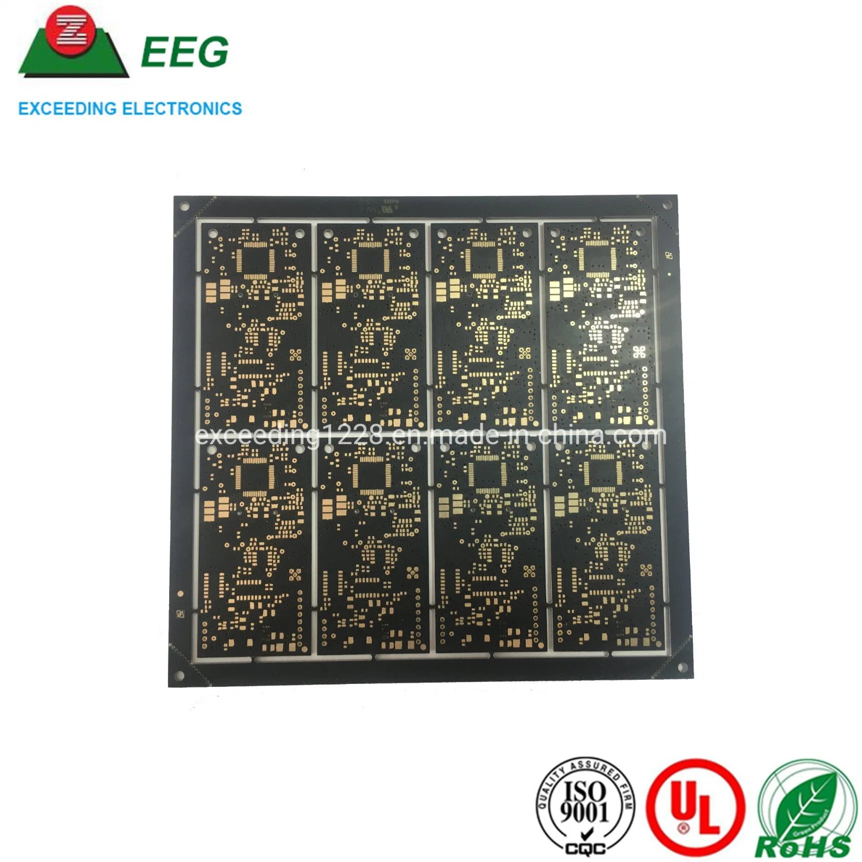 Multi-Layer Black Solder Mask PCB with Immersion Silver