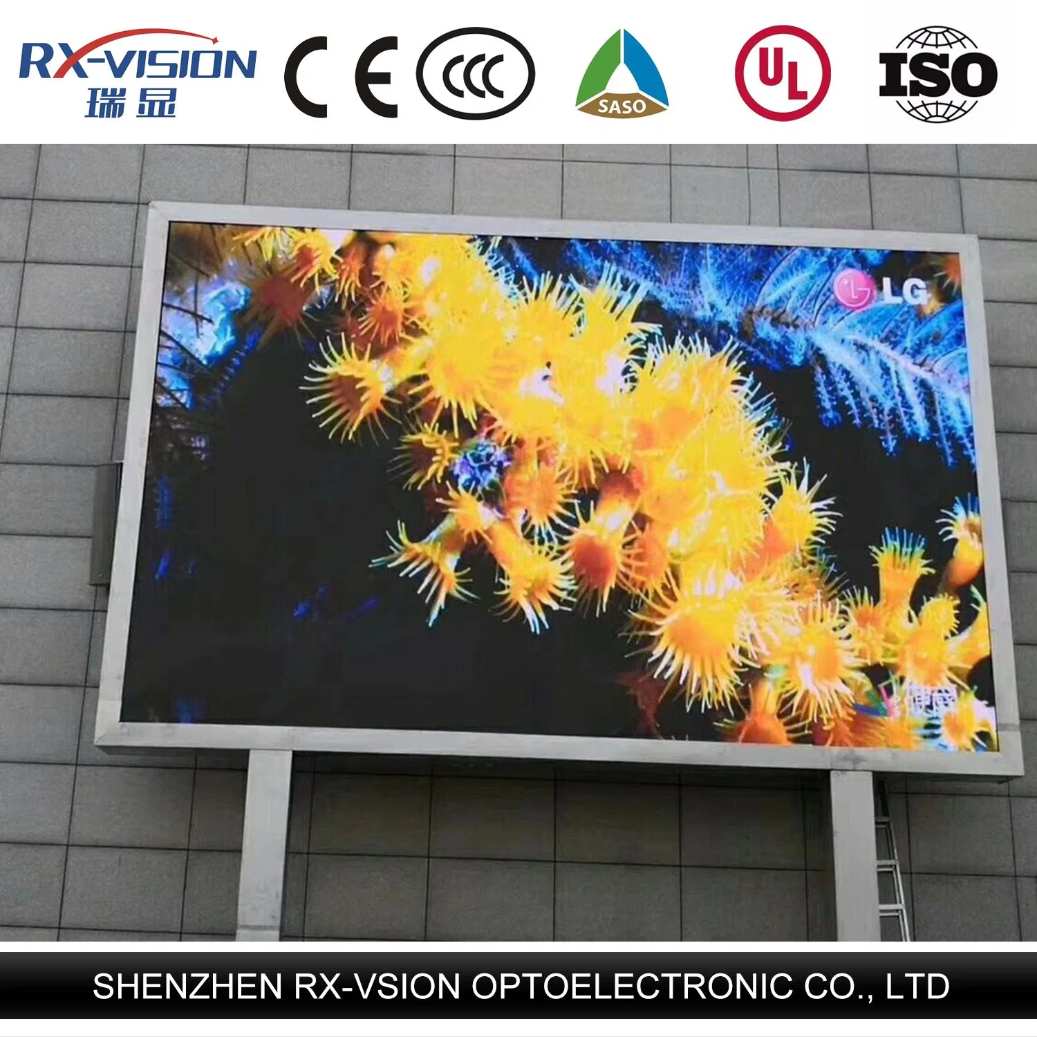 10000CD High Brightness Outdoor LED Screen P5 Outdoor Big Billboard