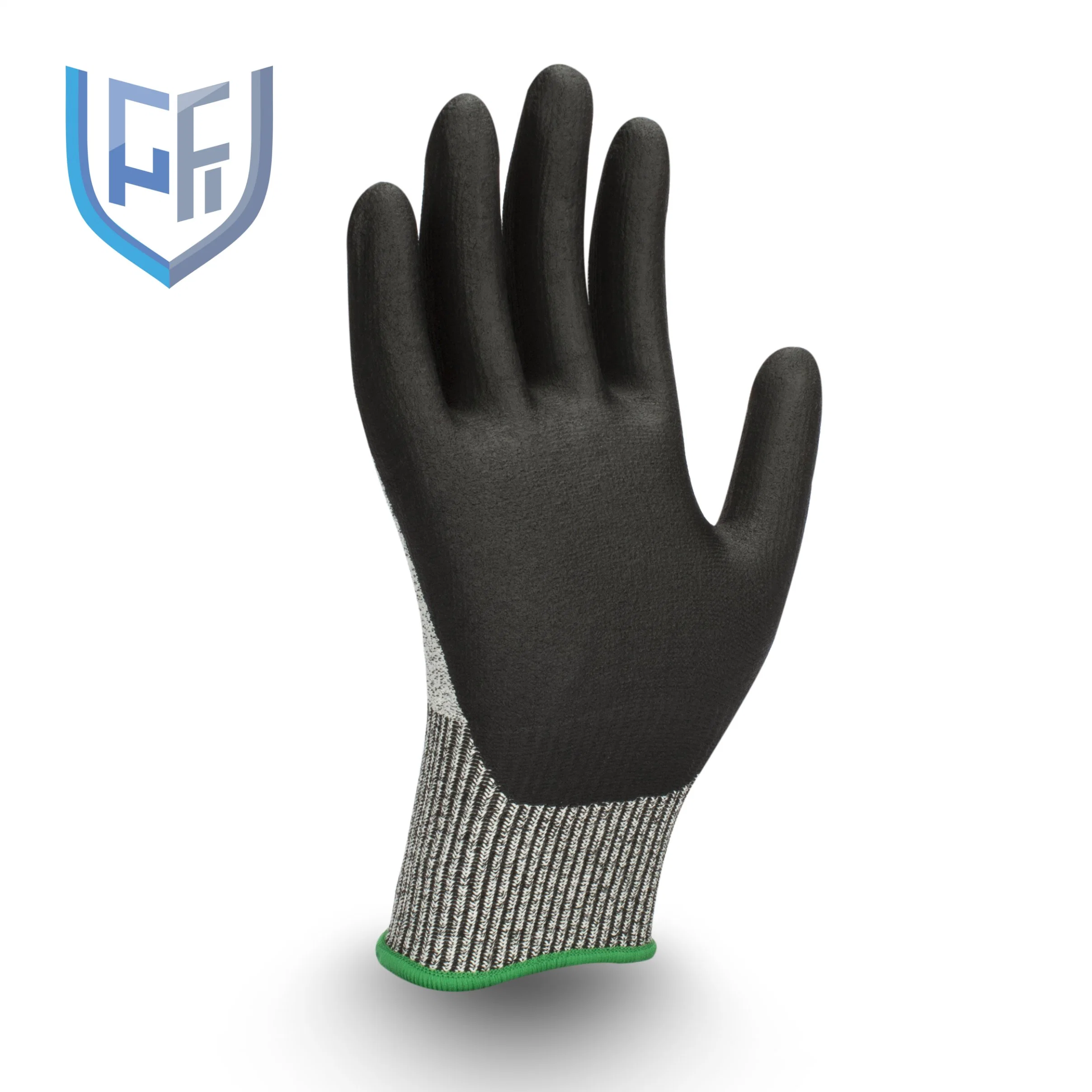 ANSI Standard Level 4 Cut Resistant Sandy Nitrile Coated Hand Gloves