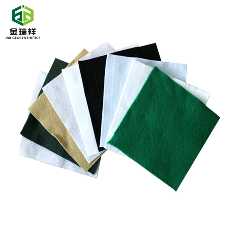 Polyester Pet Polypropylene PP Nonwoven Geo Textile for Road Construction Landfill Retaining Wall Drainage Lagoon Dam Mining Pond Reservoir 150GSM 200GSM 300GSM