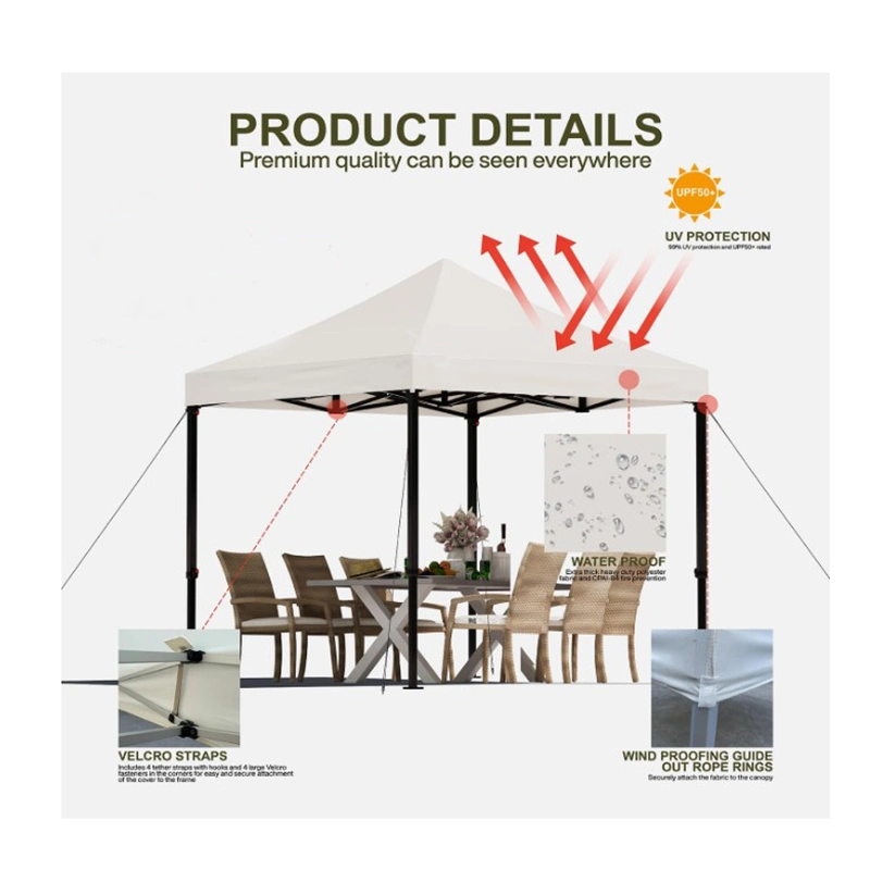 Custom Outdoor Promotion Trade Show Advertising Folding Marquee Canopy Gazebo Tent