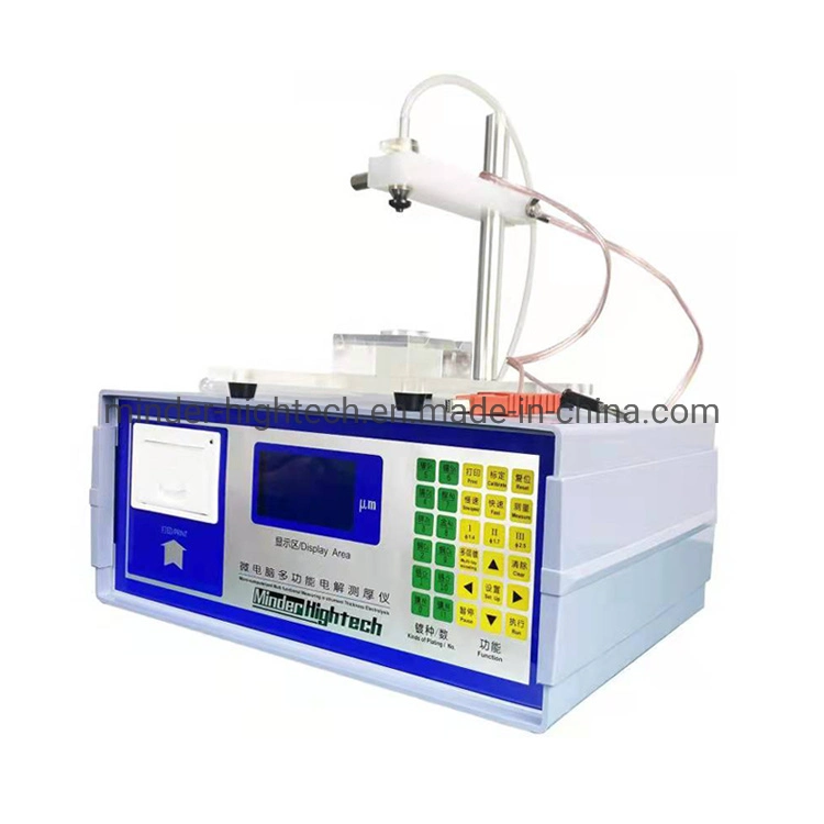 Medidor de espesor de metal cromado electrolítico Tester para equipos de pruebas Fábrica de galvanoplastia