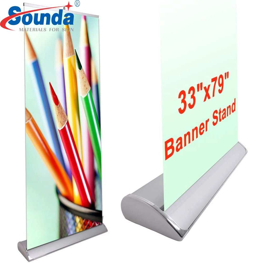 La Base de gran lujo de Banner Roll up Expositor