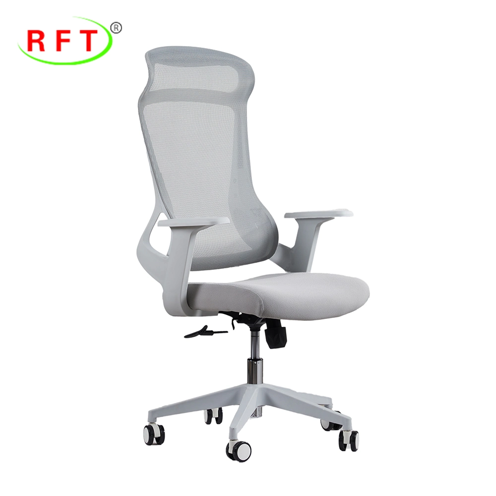 Mayorista/Proveedor de buena calidad Gris Nylon Swivel Muebles comerciales silla de oficina