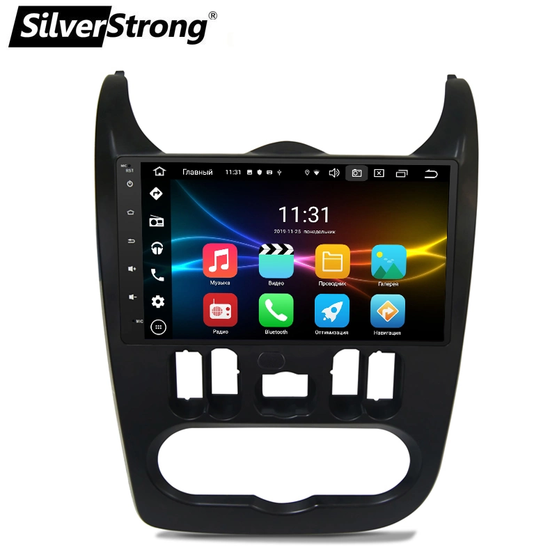 Android 2 DIN Radio Car Multimedia Autoradio for Logan 1 Sandero 2009-2015 Dacia Duster Carplay 4G GPS