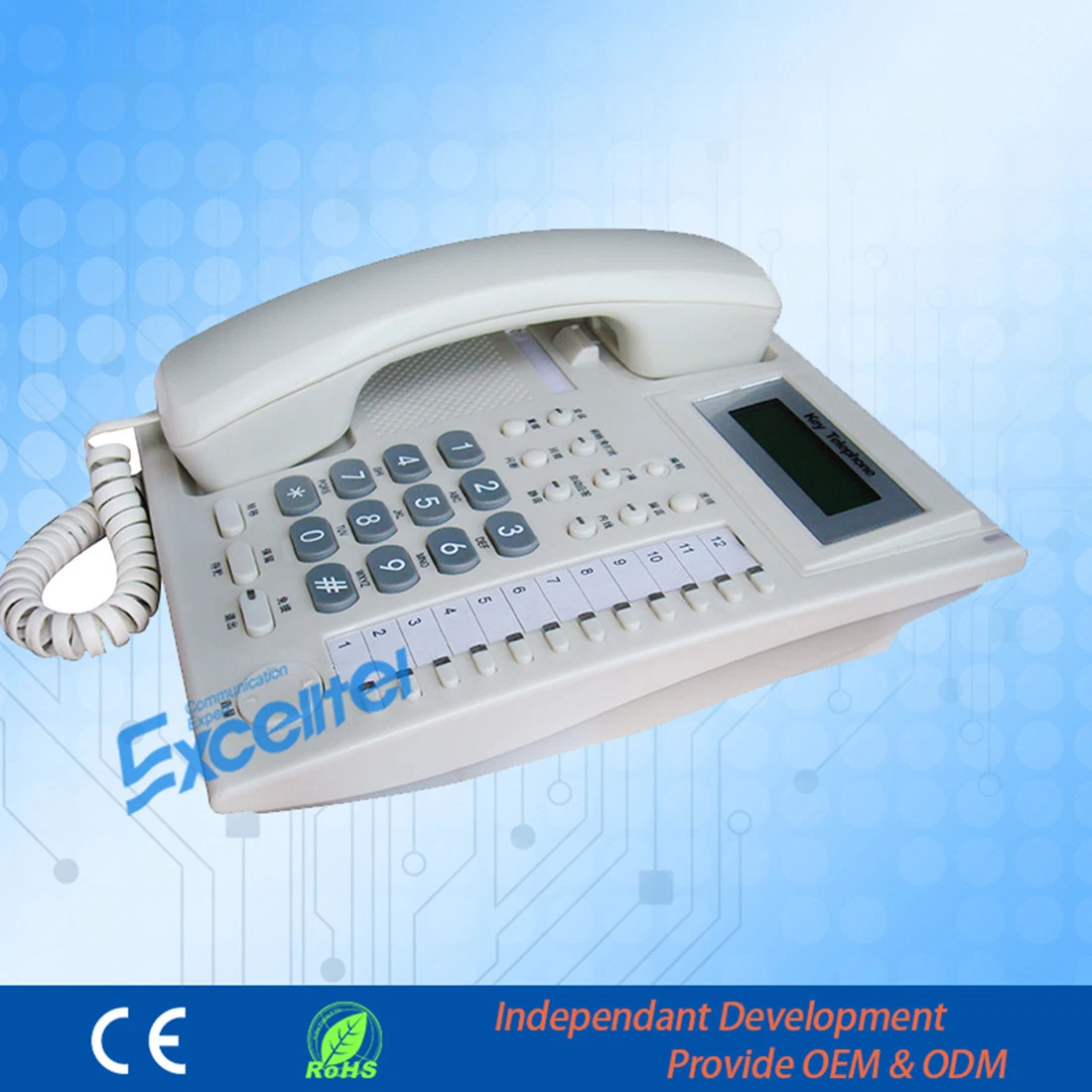 pH201 Keyphone Visual System Programing Hotel Telephone