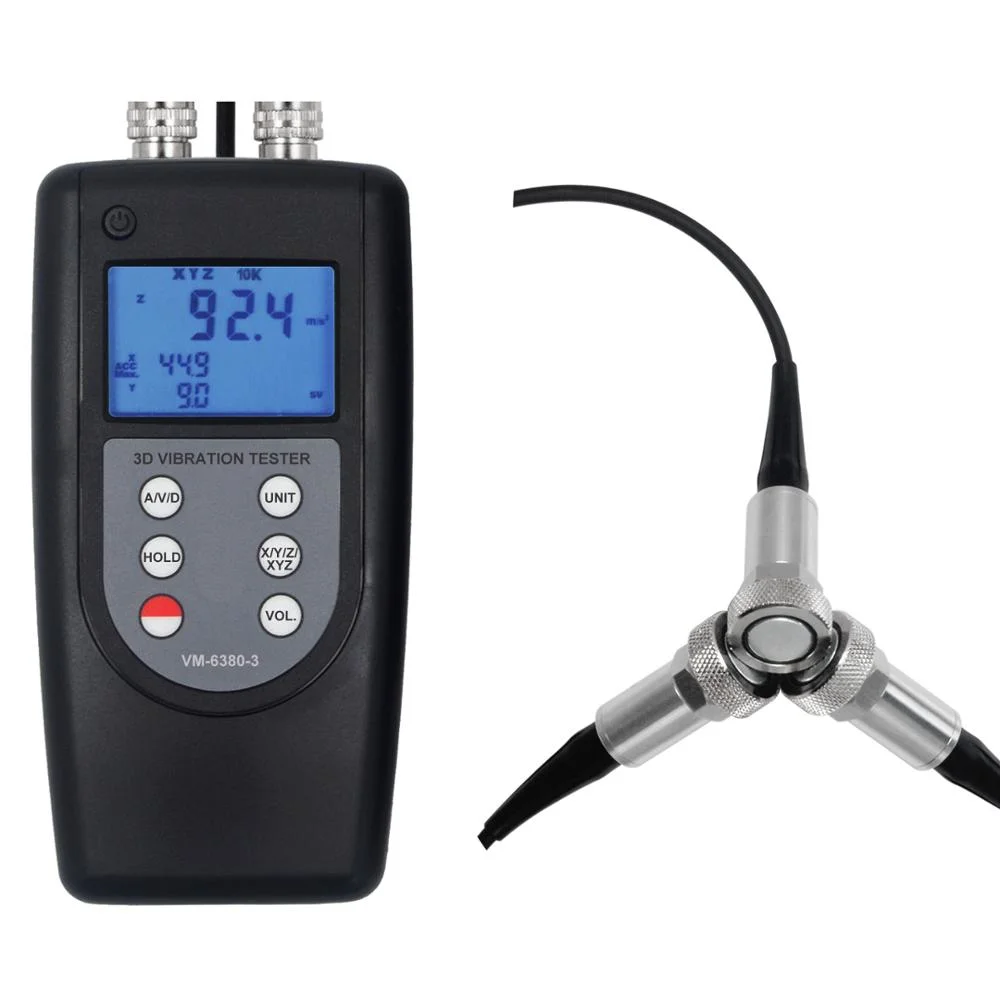 3 Channel Vibration Meter, Three Axis Vibration