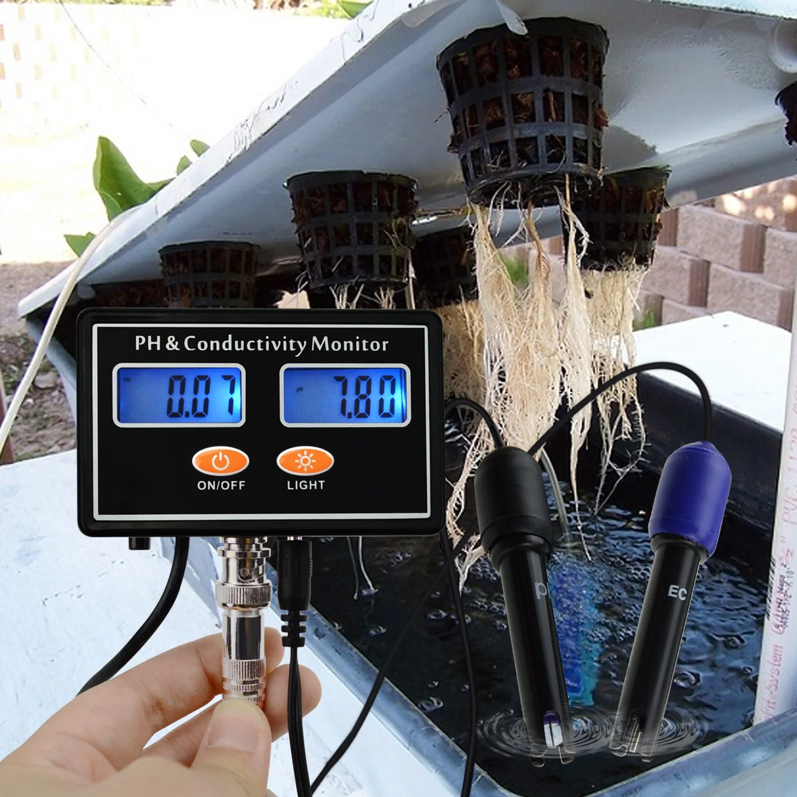 Appareils de mesure pH/ce de haute qualité pour les tests d'eau hydroponique