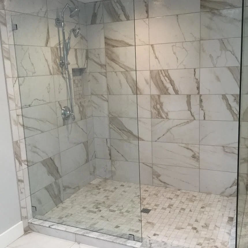 Tempered Fixed Sides of Bath and Shower Screens Glass