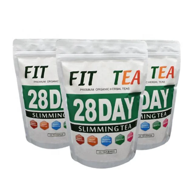 Custom Logo Label Chinese Herbal Fiber Slimming Detox Tea 28 Day