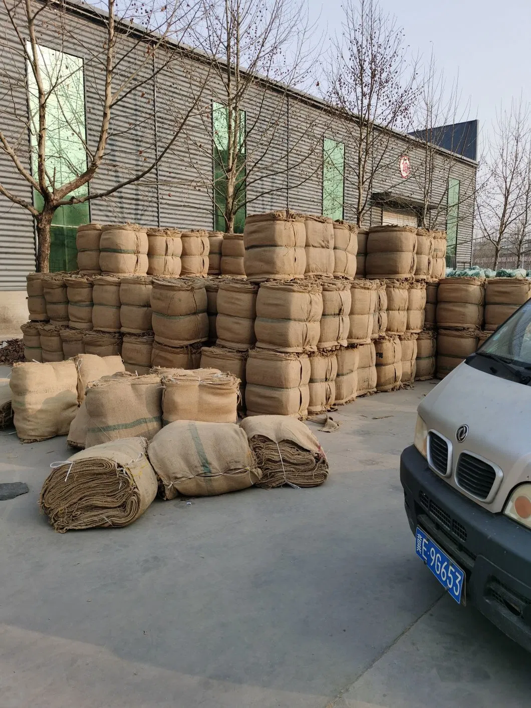 Jute Sacking Bag100% Natural Export Oriented Factory Direct Jute Rice Grain Sack Products Custom Packaging Bags