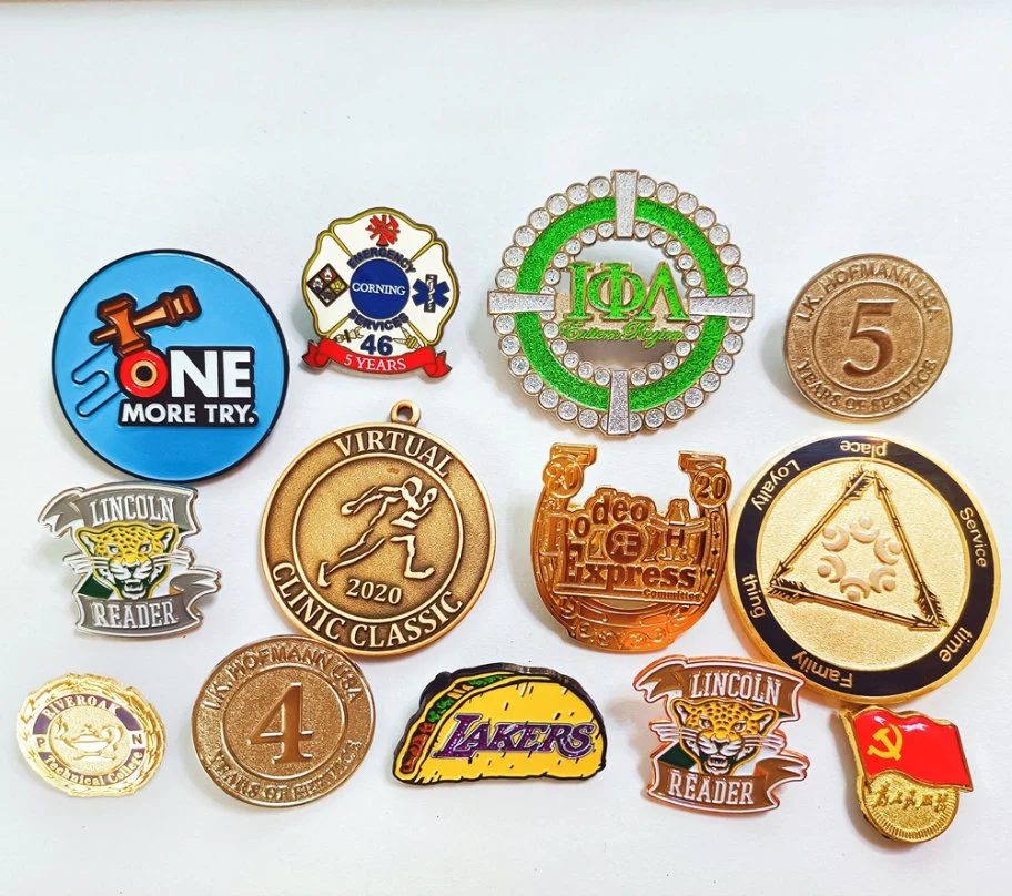 Cheap Wholesale/Supplier Shiny Plated Tinplate Lapel Pin Enamel Pin Promotion Metal Tin Badge From China