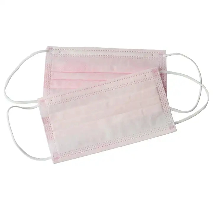 Disposable PP Non-Woven Protective Dental Hospital 3ply Face Mask with Earloop