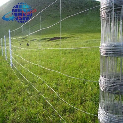 High quality/High cost performance Cheap Galvanized Field Cattle Wire Mesh Fence Hinge Knot Wire Fence for Sale