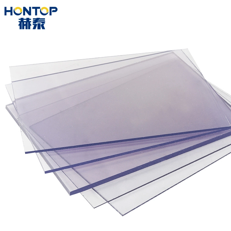 PVC Blue and Transparent High Glossy Shrink Stretch Wrapping Plastic Laser Cutting Blister Candy Package China PVC Film