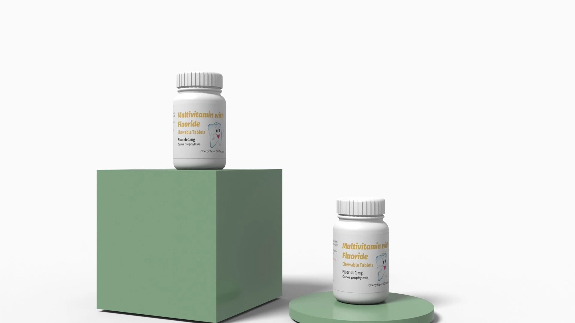 Healthcare Supplement Zahnpasta Multivitamin und Fluorid Kautabletten OEM-Service Vitmain