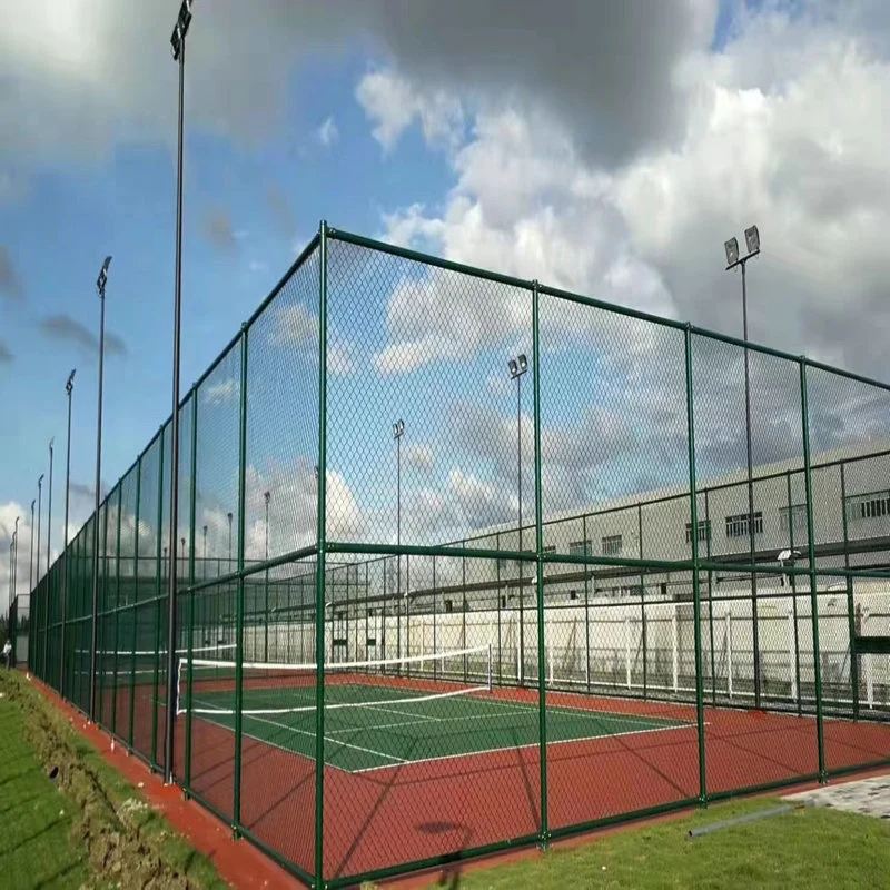 Diamond Mesh Playground Wire Mesh Fence Stadium Chain Link Fence