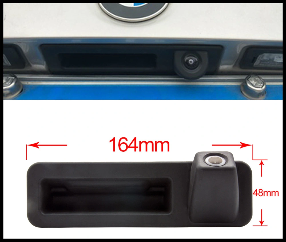 Caméra de voiture de voiture à poignée de coffre AHD 170° pour BMW X1 X3 X4 X5 F30 F31 F34 F07 F10 F11 F25 F26 E84