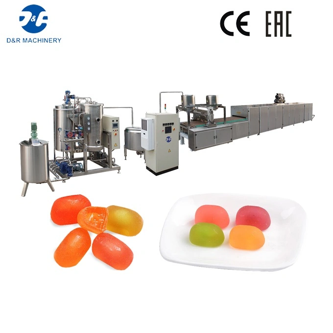 Cola Flavor Gummy Jelly Candy Depositing Line Forming Machine