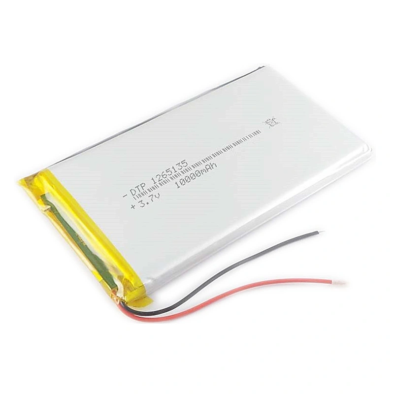 1265135 Lithium Polymer Batteries Cell 10000mAh OEM Supported for Bluetooth Headset