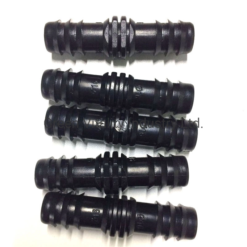 Plastic Injection Molded PE Straight Socket Agriculture Irrigation Hose Connector Pipe Fittings