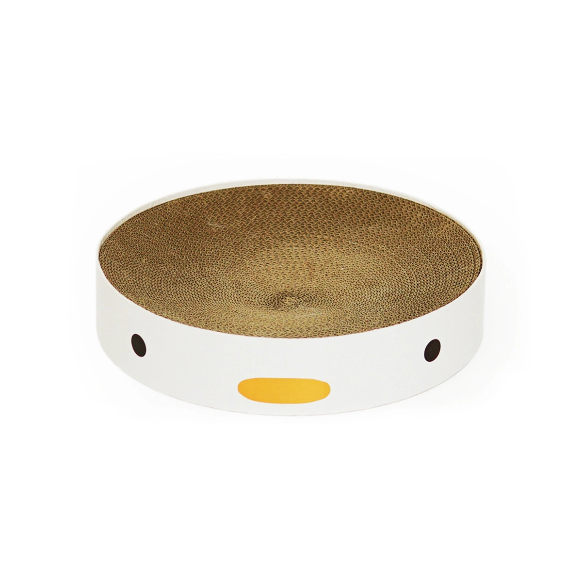 34cm Pet Cat Toy Round Scratching Corrugated Paper Board Cardboard Cat Scratcher Board for Cat Nest Bed