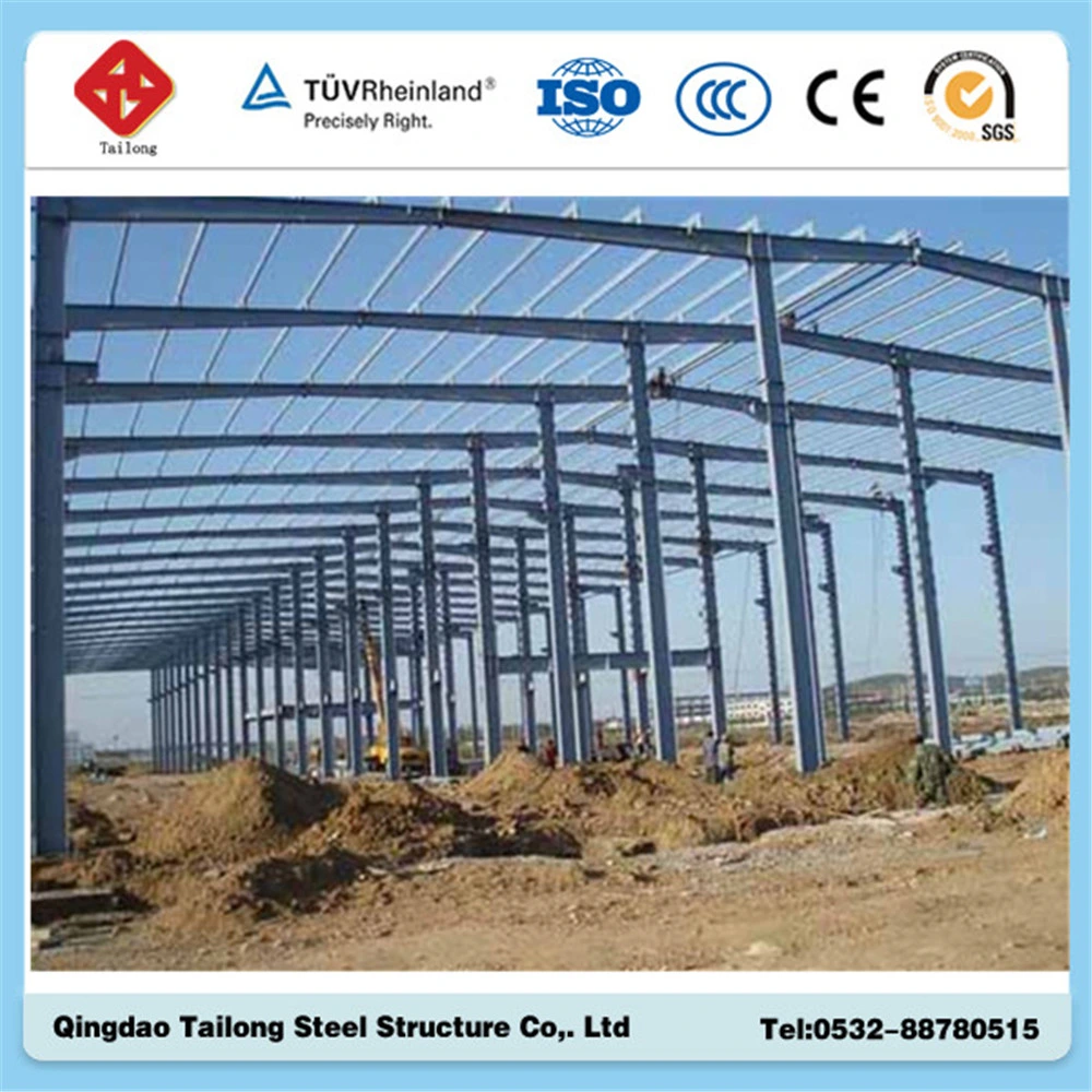 Light Steel Structure for Workshop/Warehouse with SGS Certification / ISO