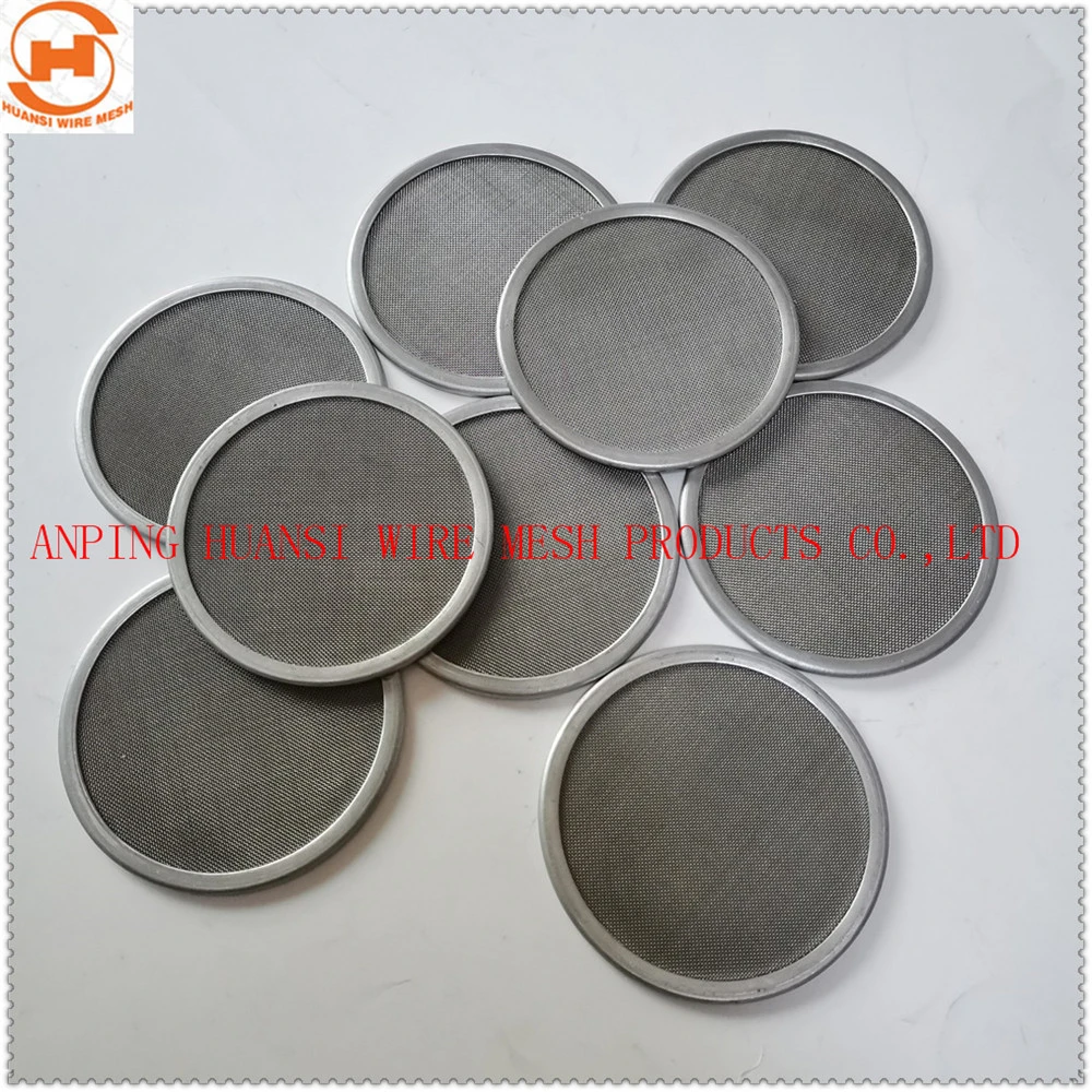 Customized 304 316 Stainless Steel 15-300 Micron Round Filter Discs