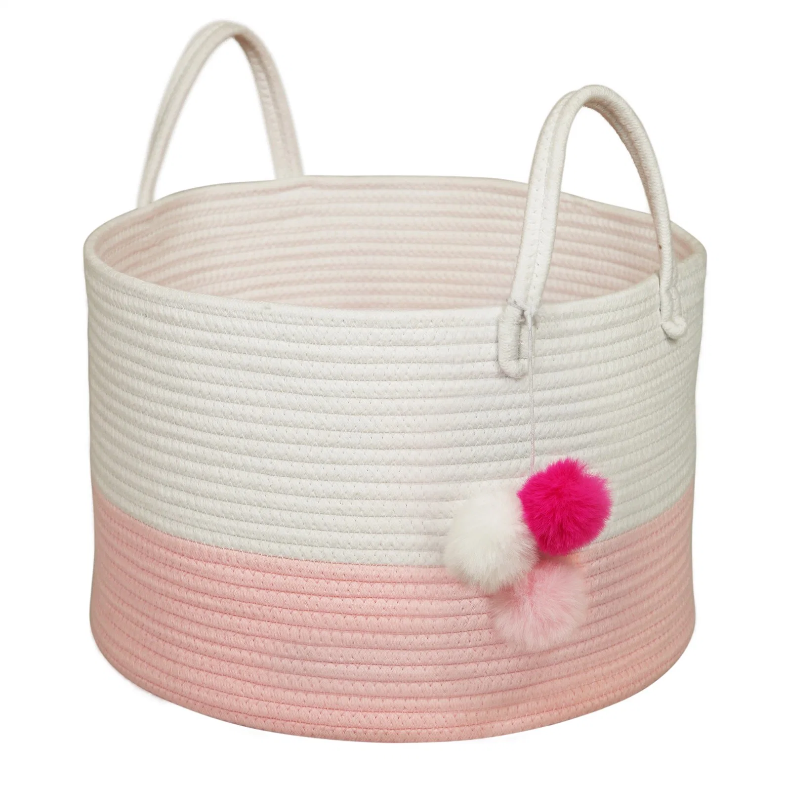 Extra Large Storage Baskets Cotton Rope Basket Laundry Basket Hamper