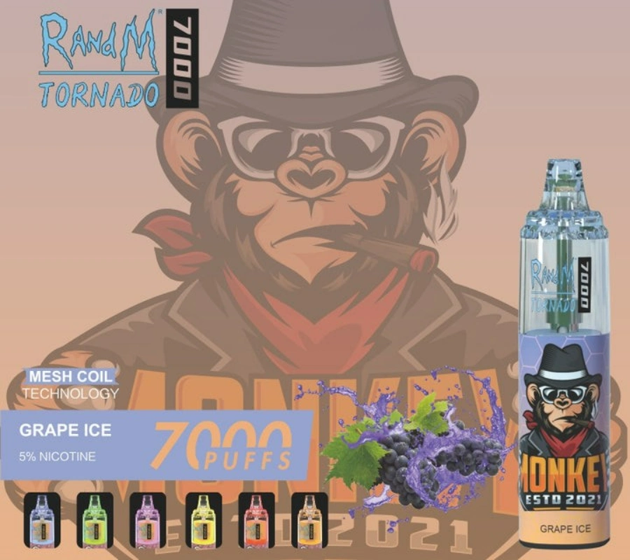 Venda por grosso Randm Vape descartáveis Tornado Puff 7000 Cigarro Eletrônico