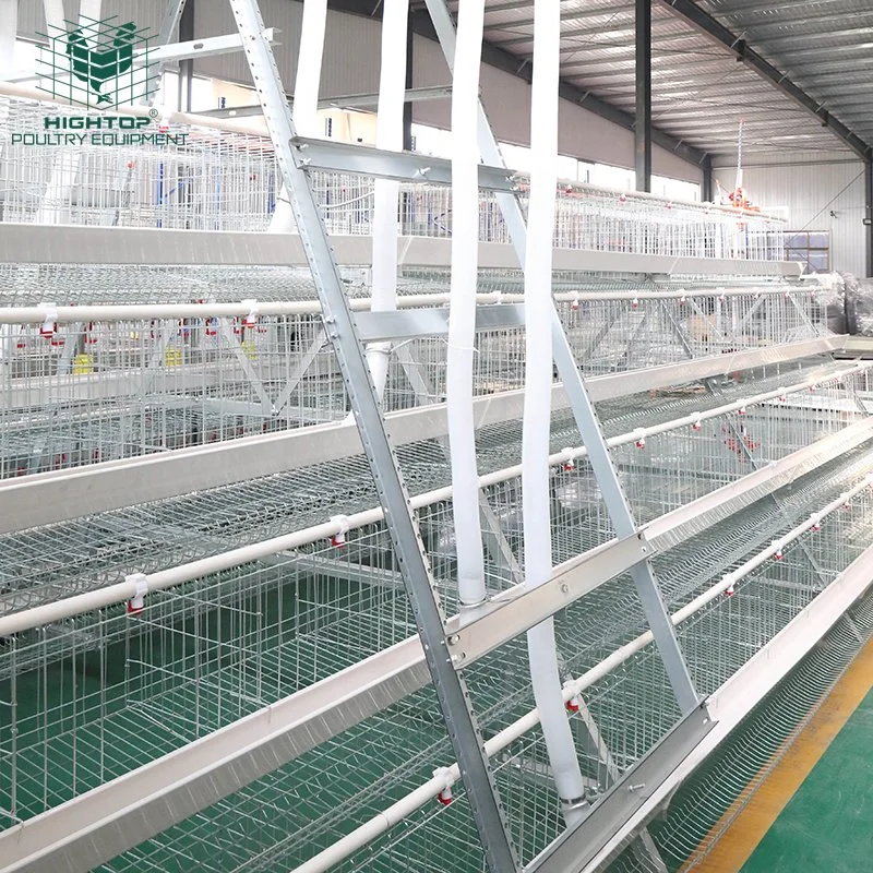 New Design Equipment A Type 4 Tiers Hens Egg Laying Galvanized Chicken Layer Cage For Poultry Farms In Kenya