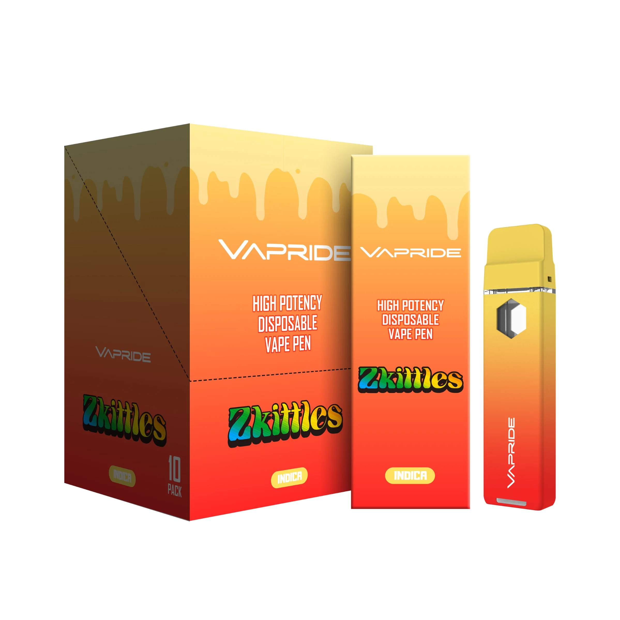 Vapride Cigarette desechable Pod 2000mg resina en vivo bobina cerámica VAPE Vaporizador