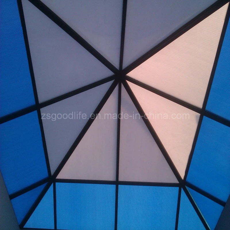 4mm/6mm Translucent Double Skin Polycarbonate Hollow Sheet