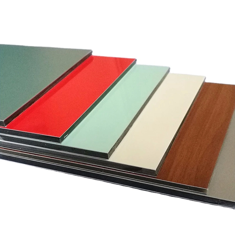 PE PVDF 4 mm Painel composto de alumínio ACM parede exterior ACP Preço baixo ACP de revestimento