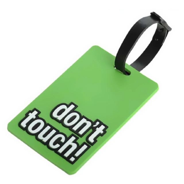 Custom Special Design Luggage Tag Rubber Patch for Sale