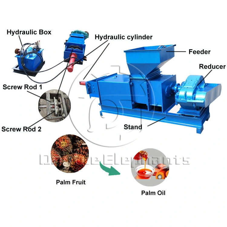 Palm Oil Press Processing Production Machine