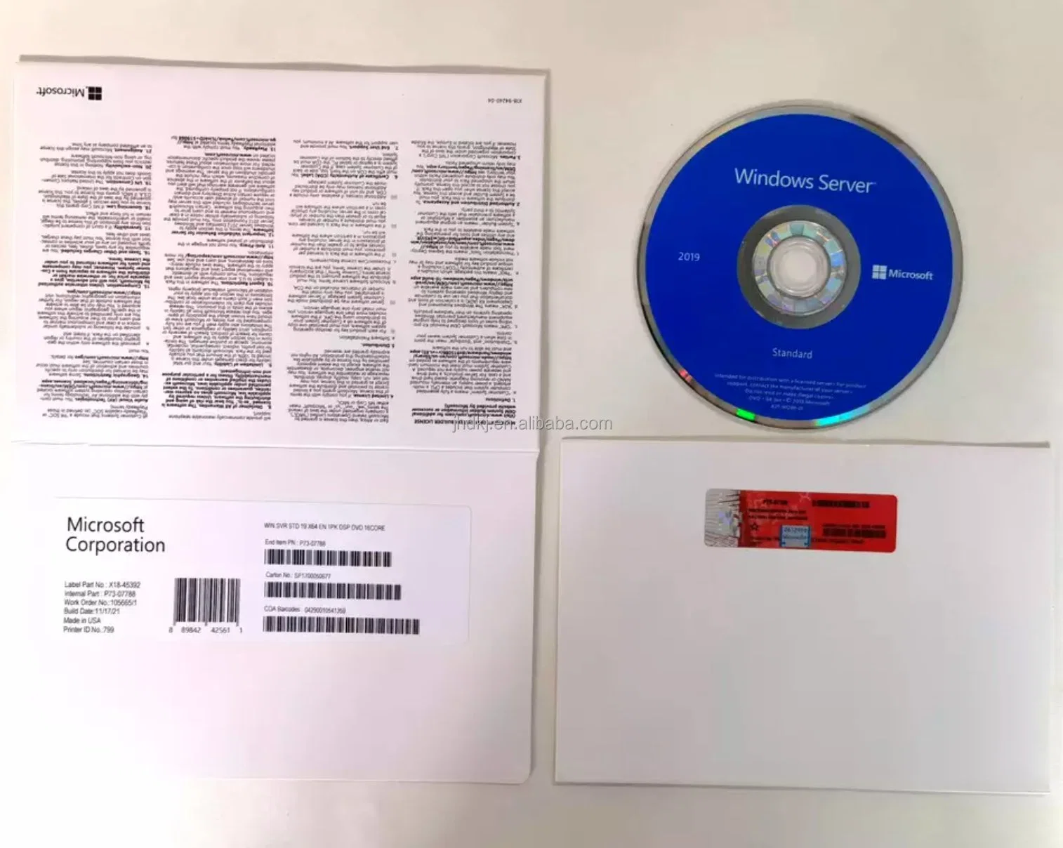 Windows Server 2019 Datacenter Windows Server 2019 DVD completo paquete de 6 meses garantizada