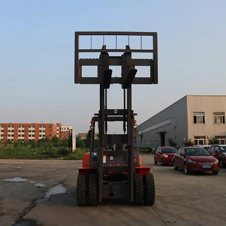 China Heli 6 Ton Cpcd60 Diesel Forklift con aire acondicionado Cabina y horquilla giratoria