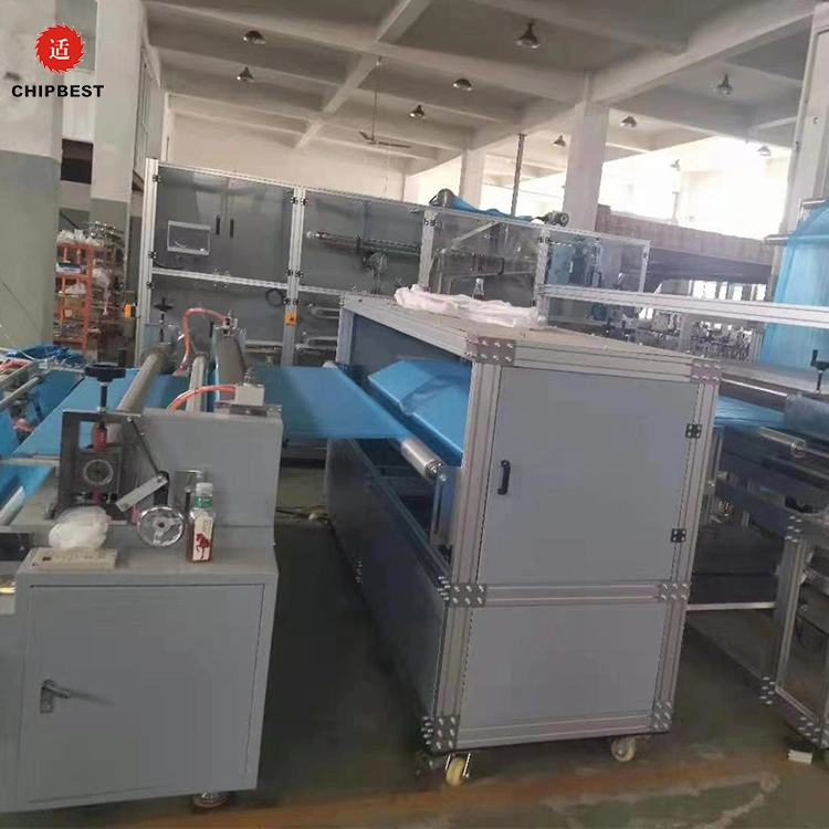 Customized Width Nonwoven Bed Cover Massage Sheet Making Machine Nonwoven Rewinding Machine with Cross Cut