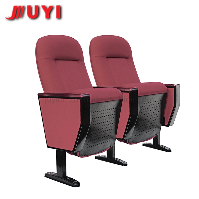 Jy-605r Office Dimensions Stackable Plastic High Back 3D Conference Hall Cinema Chair Wooden School Chair Theater Seats